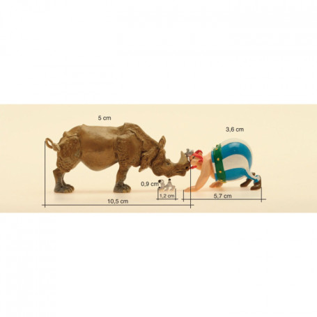 Pixi - Asterix und Obelix - Obelix Nase an Nase mit dem Rhinozeros