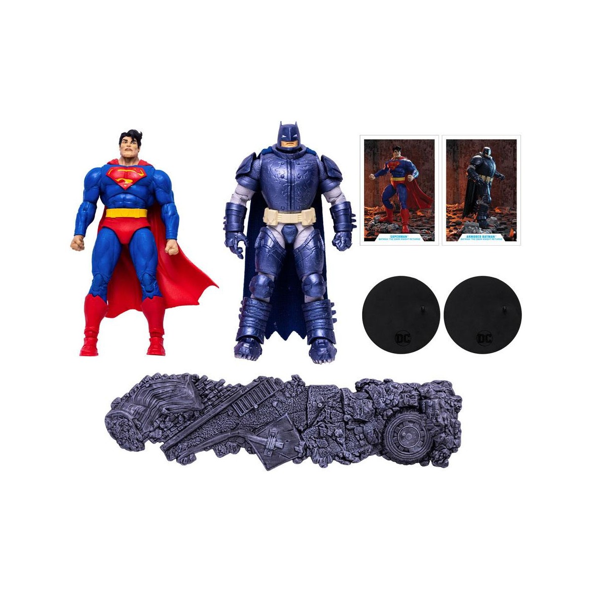 Mc Farlane DC Multiverse - Pack 2 figurines Superman Vs Armored Batman (The Dark Knight Returns) 1/12