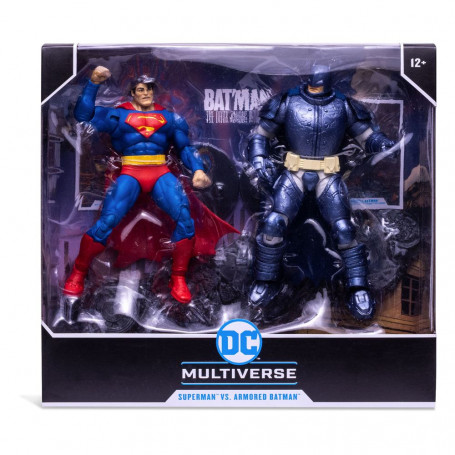 Mc Farlane DC Multiverse - Pack 2 figurines Superman Vs Armored Batman (The Dark Knight Returns) 1/12