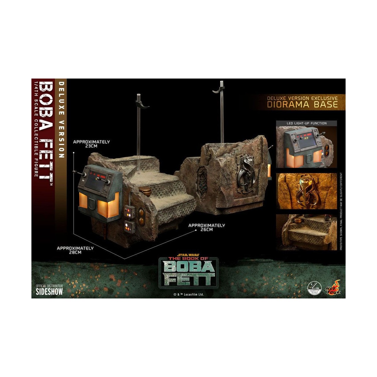 Hot Toys Star Wars - Boba Fett 1/4 Deluxe - The Book of Boba Fett