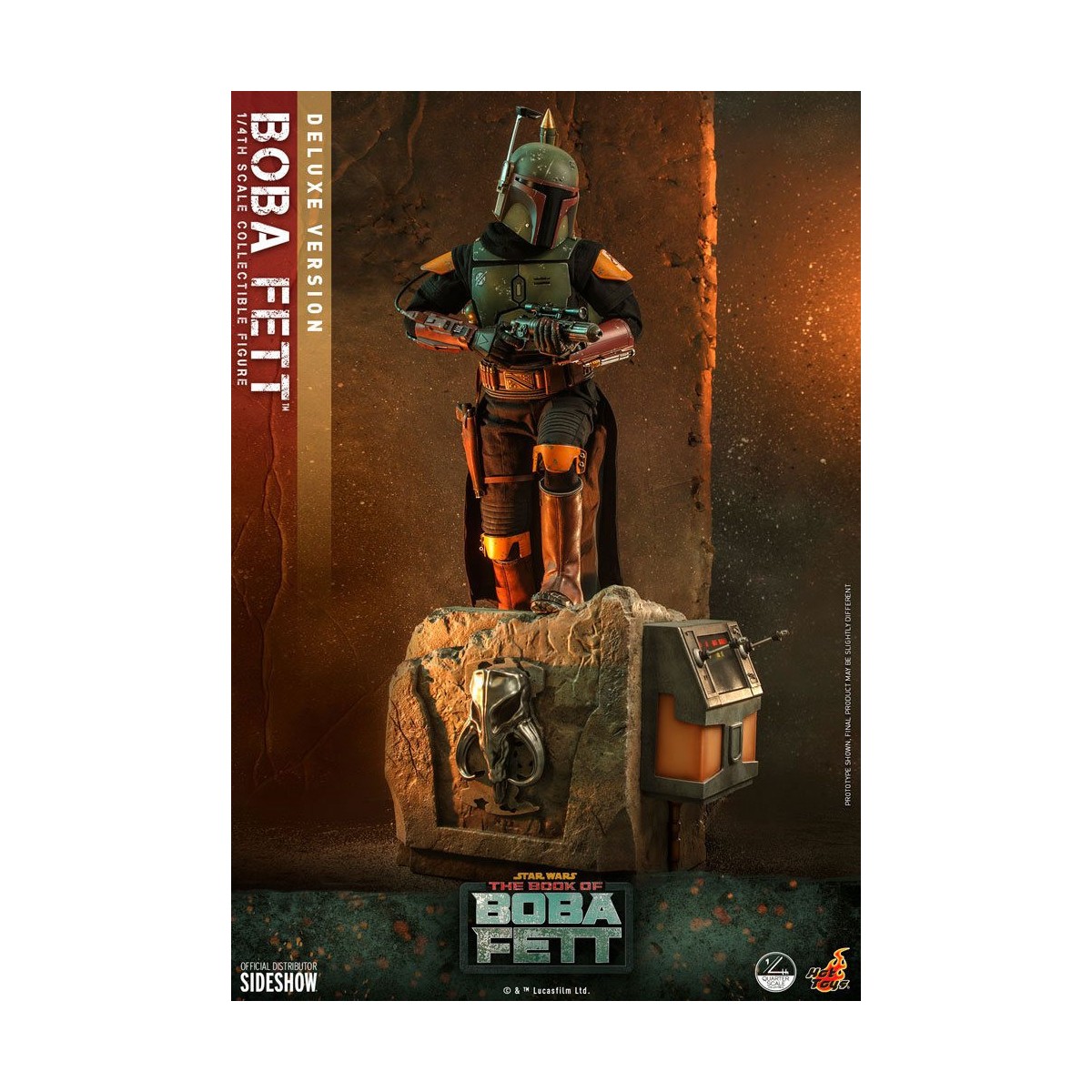 Hot Toys Star Wars - Boba Fett 1/4 Deluxe - The Book of Boba Fett