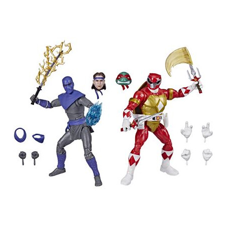Hasbro - Pack 2 Figuren RAPHAEL & FOOT SOLDIER TOMMY - Lightning Collection Power Rangers