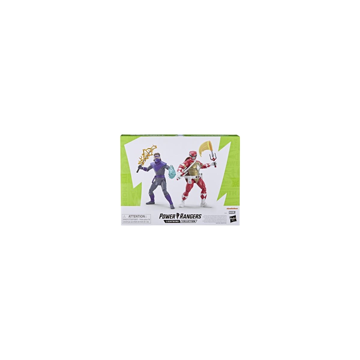 Hasbro - Pack 2 Figuren RAPHAEL & FOOT SOLDIER TOMMY - Lightning Collection Power Rangers