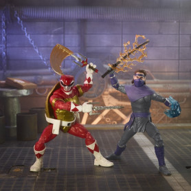 Hasbro - Pack 2 Figuren RAPHAEL & FOOT SOLDIER TOMMY - Lightning Collection Power Rangers