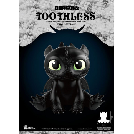 Beast Kingdom Toothless Riesen-Spardose Crocmou - How to train your Dragon