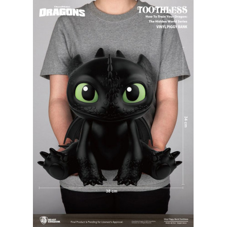 Beast Kingdom Toothless Riesen-Spardose Crocmou - How to train your Dragon