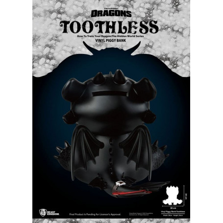 Beast Kingdom Toothless Riesen-Spardose Crocmou - How to train your Dragon