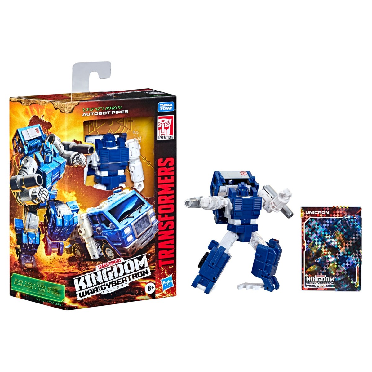Hasbro - Transformers Generations - Kingdom Deluxe Autobot Pipes - War for Cybertron