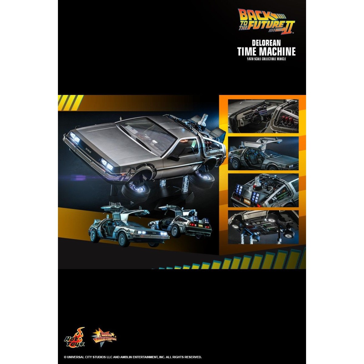 Hot Toys - Delorean Zurück in die Zukunft 2 1/6 - BTTF2