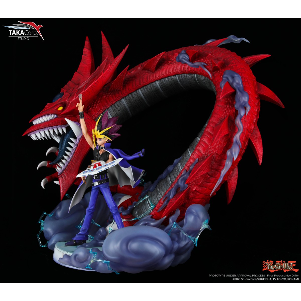 Taka Corp - Yu Gi-Oh! - Statue Yami Yugi & Slifer Der himmlische Drache - 1/6