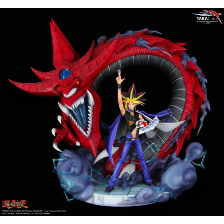 Taka Corp - Yu Gi-Oh! - Statue Yami Yugi & Slifer Der himmlische Drache - 1/6