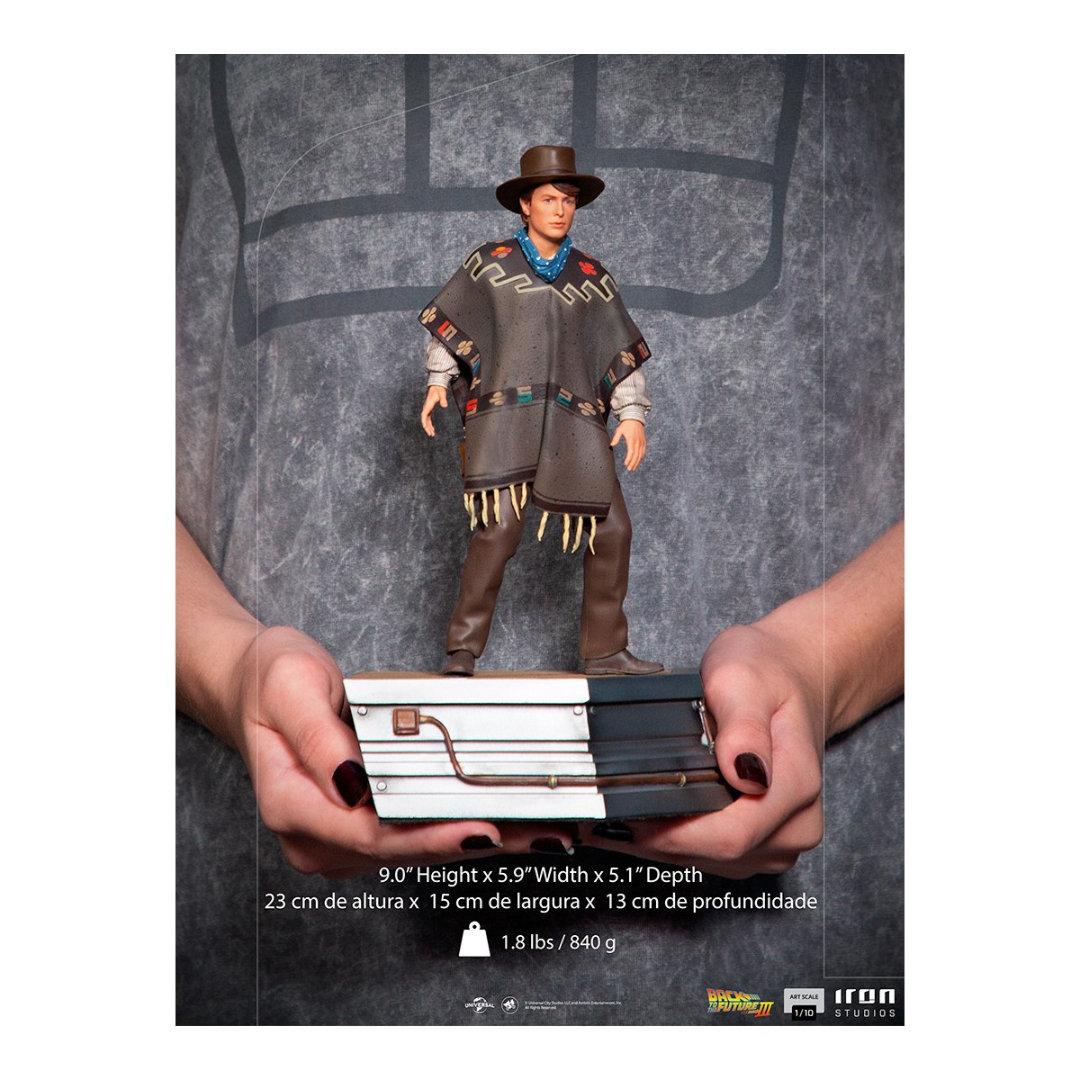 Iron Studios - BTTF 3 - Marty McFly Back to the Future Part III - BDS Art Scale