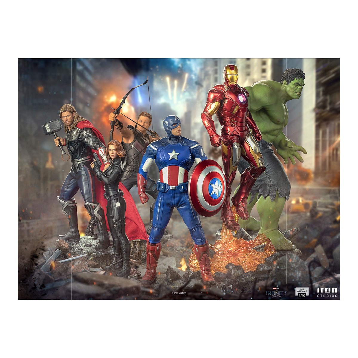 Iron Studios - BLACK WIDOW - Battle of NY The Infinity Saga 1/10 BDS Art Scale