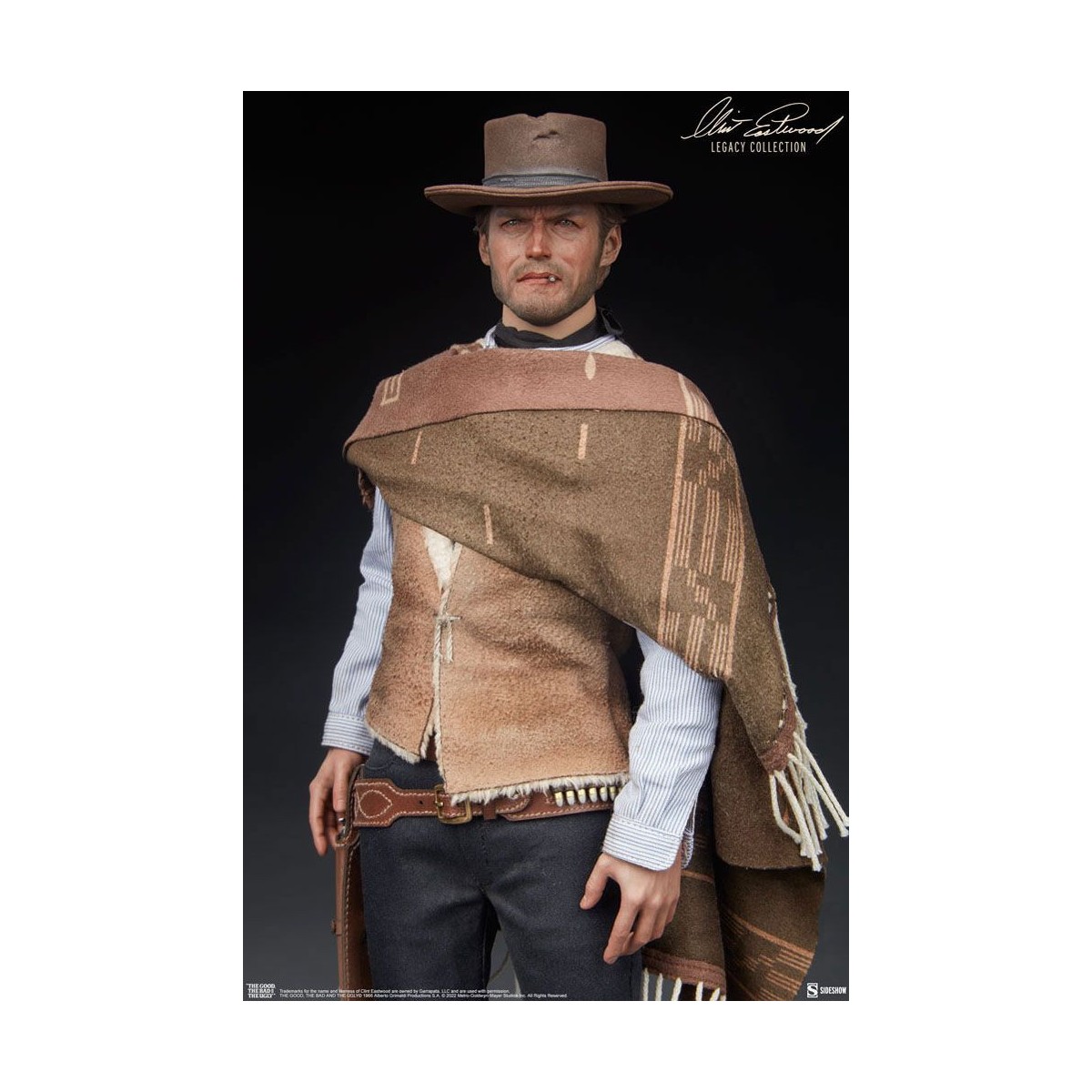 Sideshow - The Man With No Name Actionfigur 1/6 - The Good, the Bad and the Ugly - Der Gute, der Schurke und der Bösewicht