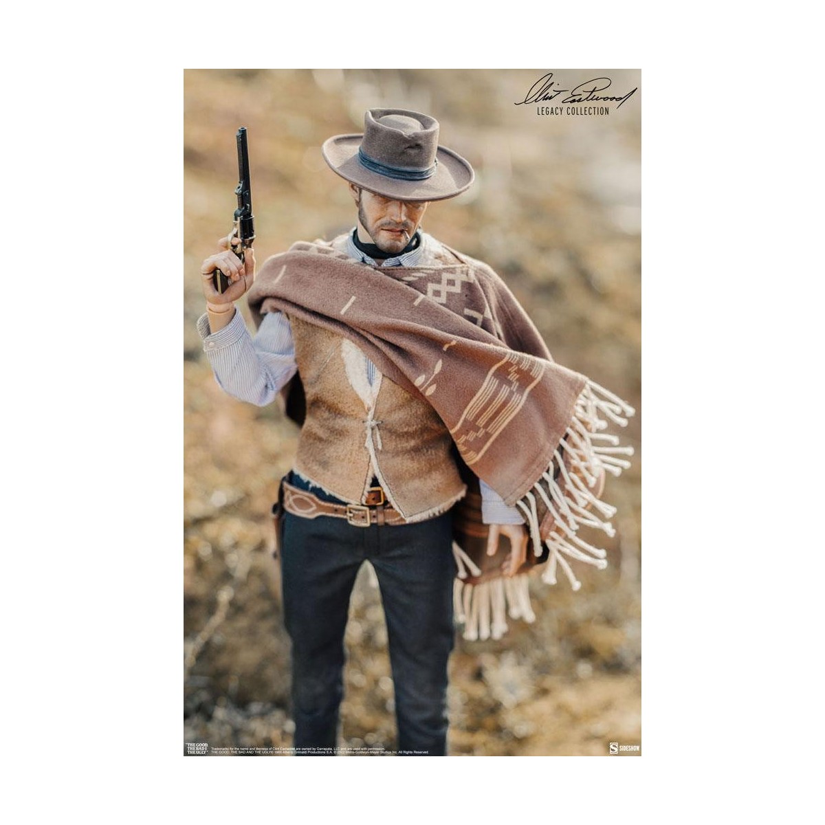 Sideshow - The Man With No Name Actionfigur 1/6 - The Good, the Bad and the Ugly - Der Gute, der Schurke und der Bösewicht