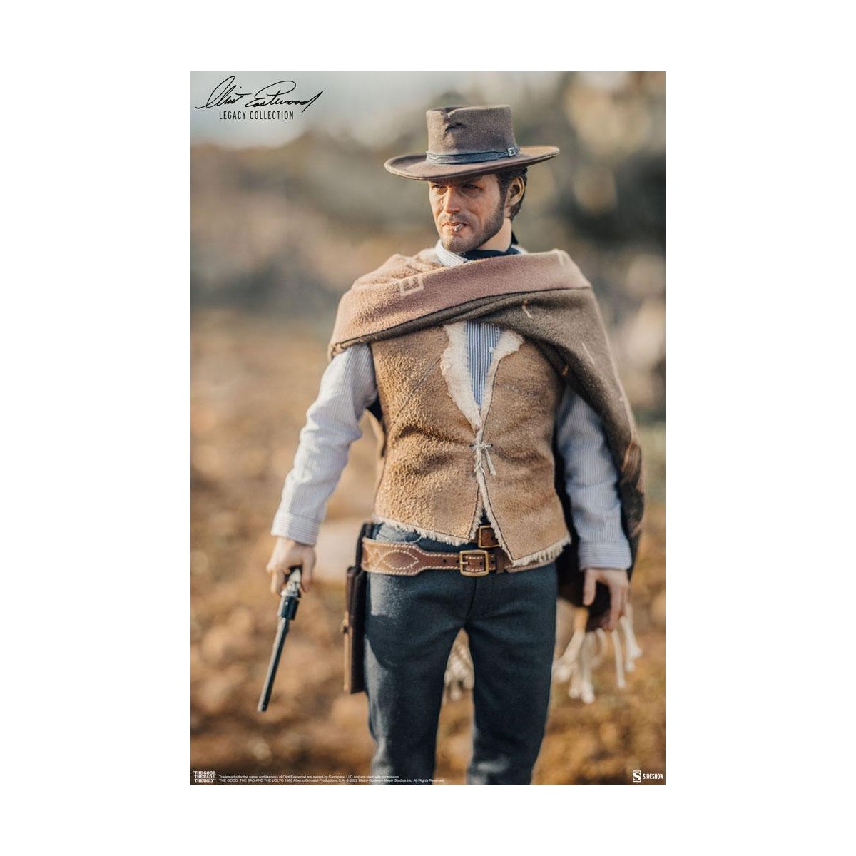 Sideshow - The Man With No Name Actionfigur 1/6 - The Good, the Bad and the Ugly - Der Gute, der Schurke und der Bösewicht