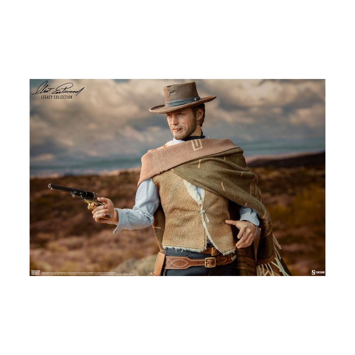 Sideshow - The Man With No Name Actionfigur 1/6 - The Good, the Bad and the Ugly - Der Gute, der Schurke und der Bösewicht