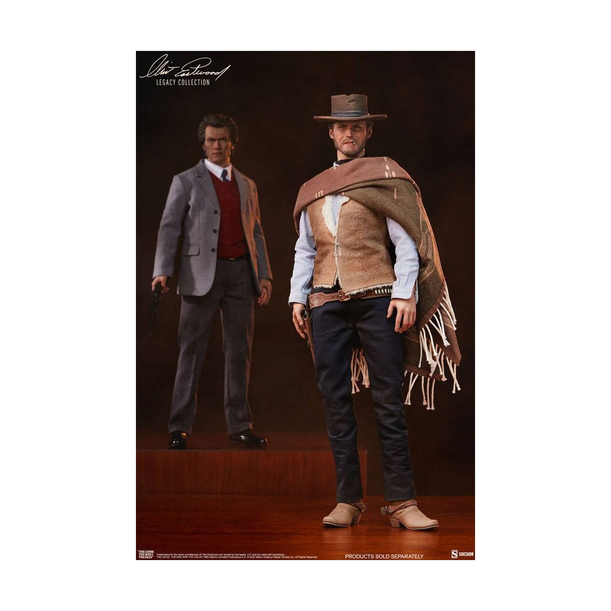 Sideshow - The Man With No Name Actionfigur 1/6 - The Good, the Bad and the Ugly - Der Gute, der Schurke und der Bösewicht