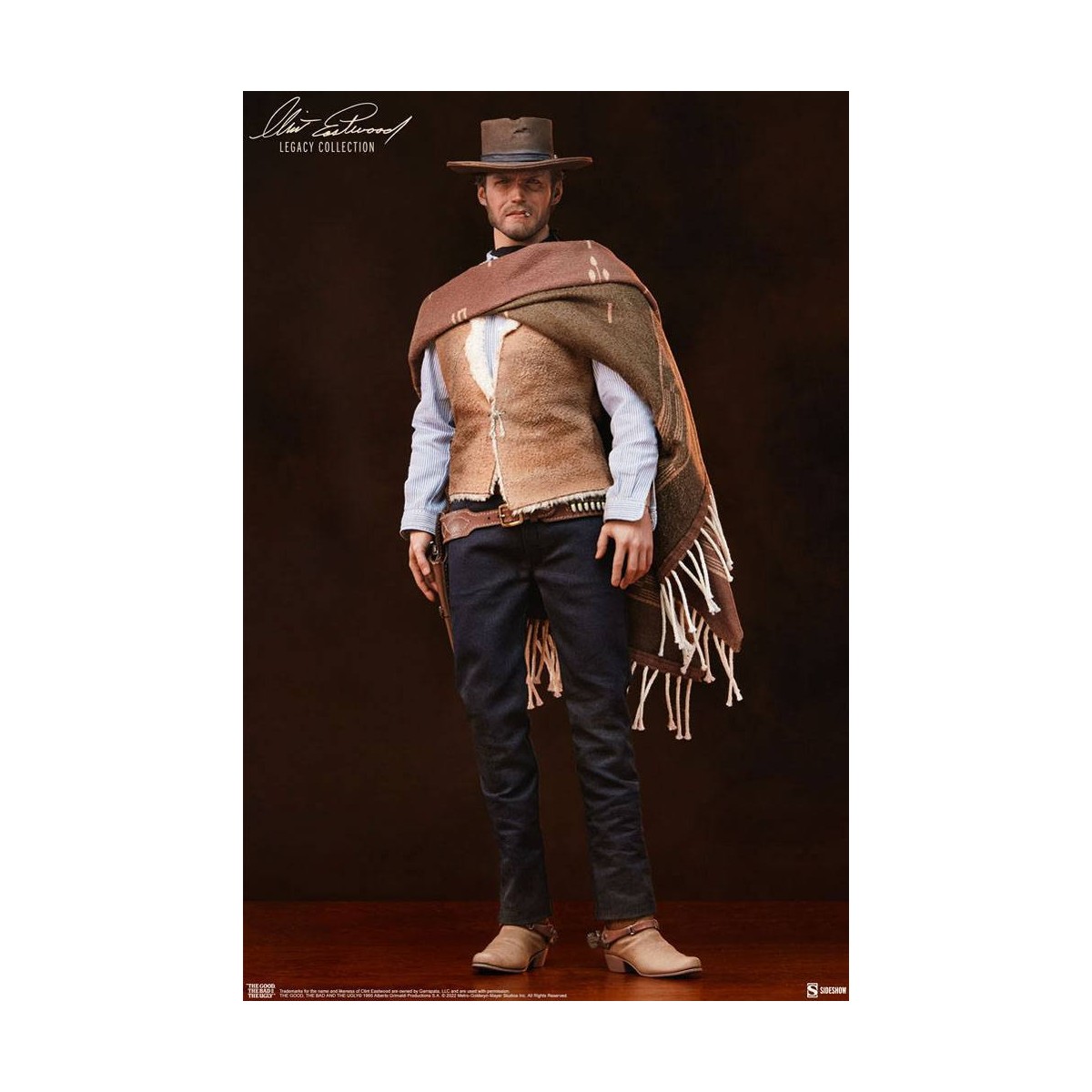 Sideshow - The Man With No Name Actionfigur 1/6 - The Good, the Bad and the Ugly - Der Gute, der Schurke und der Bösewicht