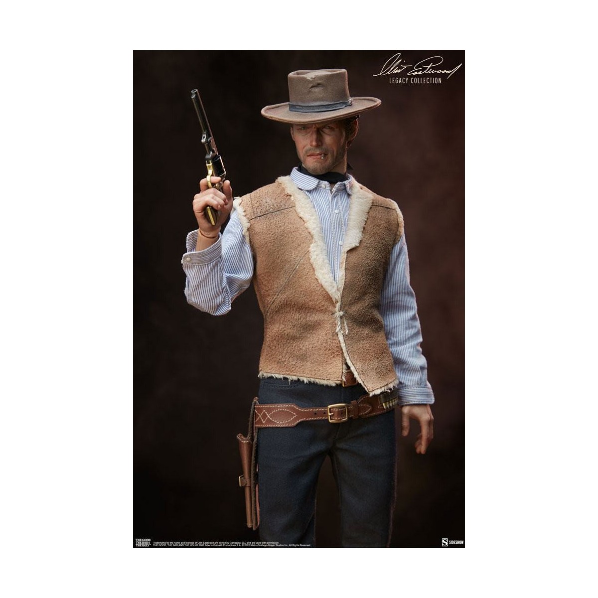 Sideshow - The Man With No Name Actionfigur 1/6 - The Good, the Bad and the Ugly - Der Gute, der Schurke und der Bösewicht
