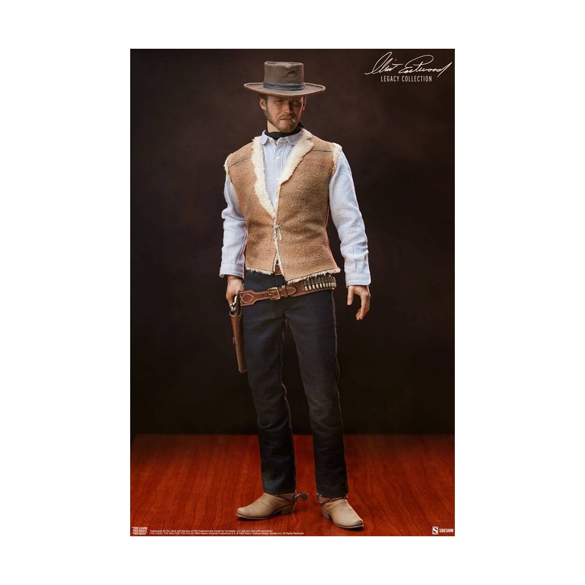 Sideshow - The Man With No Name Actionfigur 1/6 - The Good, the Bad and the Ugly - Der Gute, der Schurke und der Bösewicht