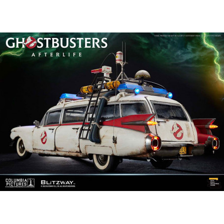 Blitzway Ghostbusters die Heritage Fahrzeug 1/6 ECTO-1 1959 Cadillac - Ghostbusters Afterlife