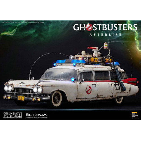 Blitzway Ghostbusters die Heritage Fahrzeug 1/6 ECTO-1 1959 Cadillac - Ghostbusters Afterlife