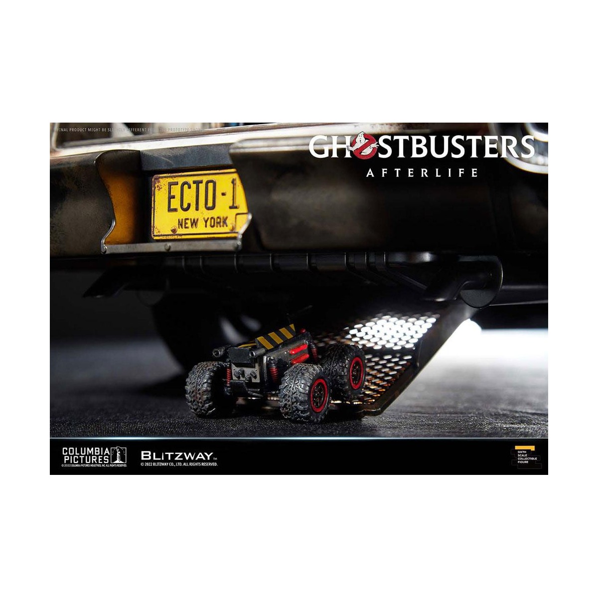 Blitzway Ghostbusters die Heritage Fahrzeug 1/6 ECTO-1 1959 Cadillac - Ghostbusters Afterlife