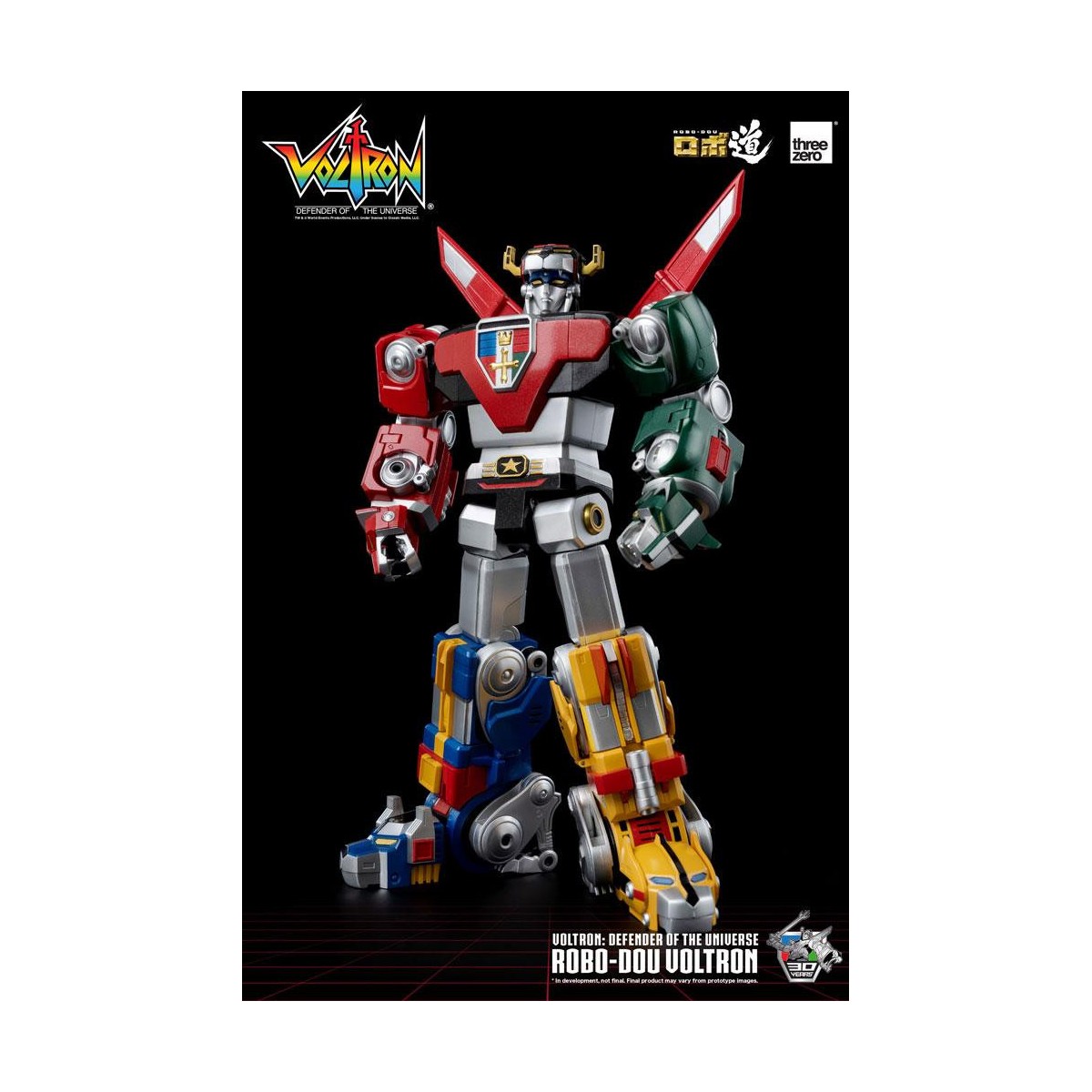 Three Zero - Voltron: Defender of the Universe Sammlerfigur Robo-Dou Voltron