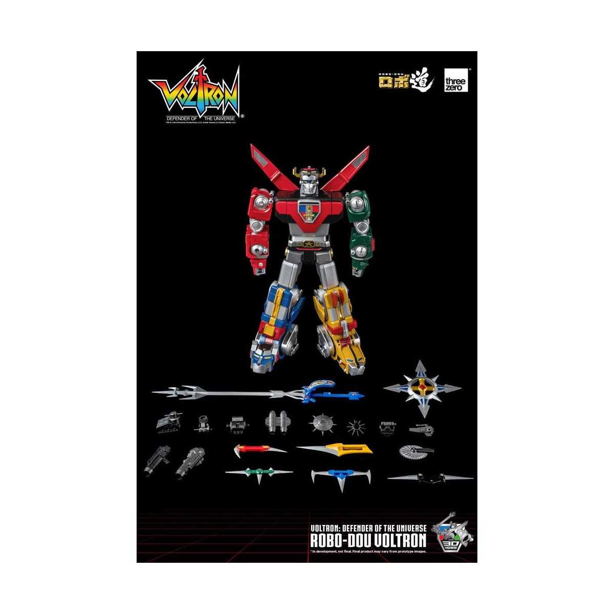 Three Zero - Voltron: Defender of the Universe Sammlerfigur Robo-Dou Voltron