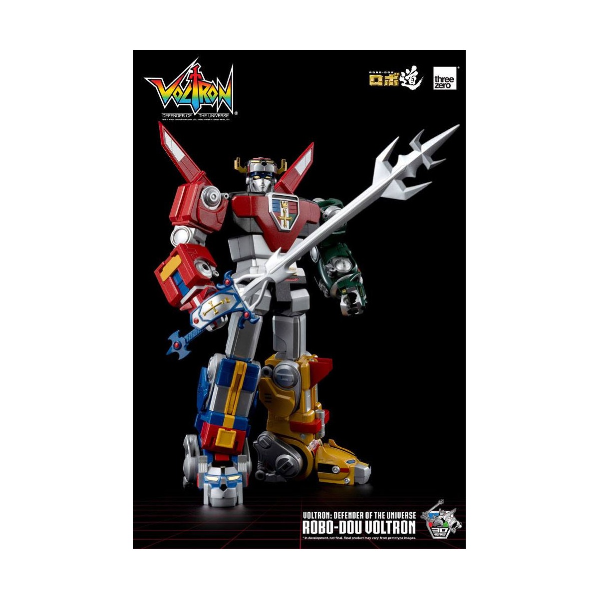 Three Zero - Voltron: Defender of the Universe Sammlerfigur Robo-Dou Voltron