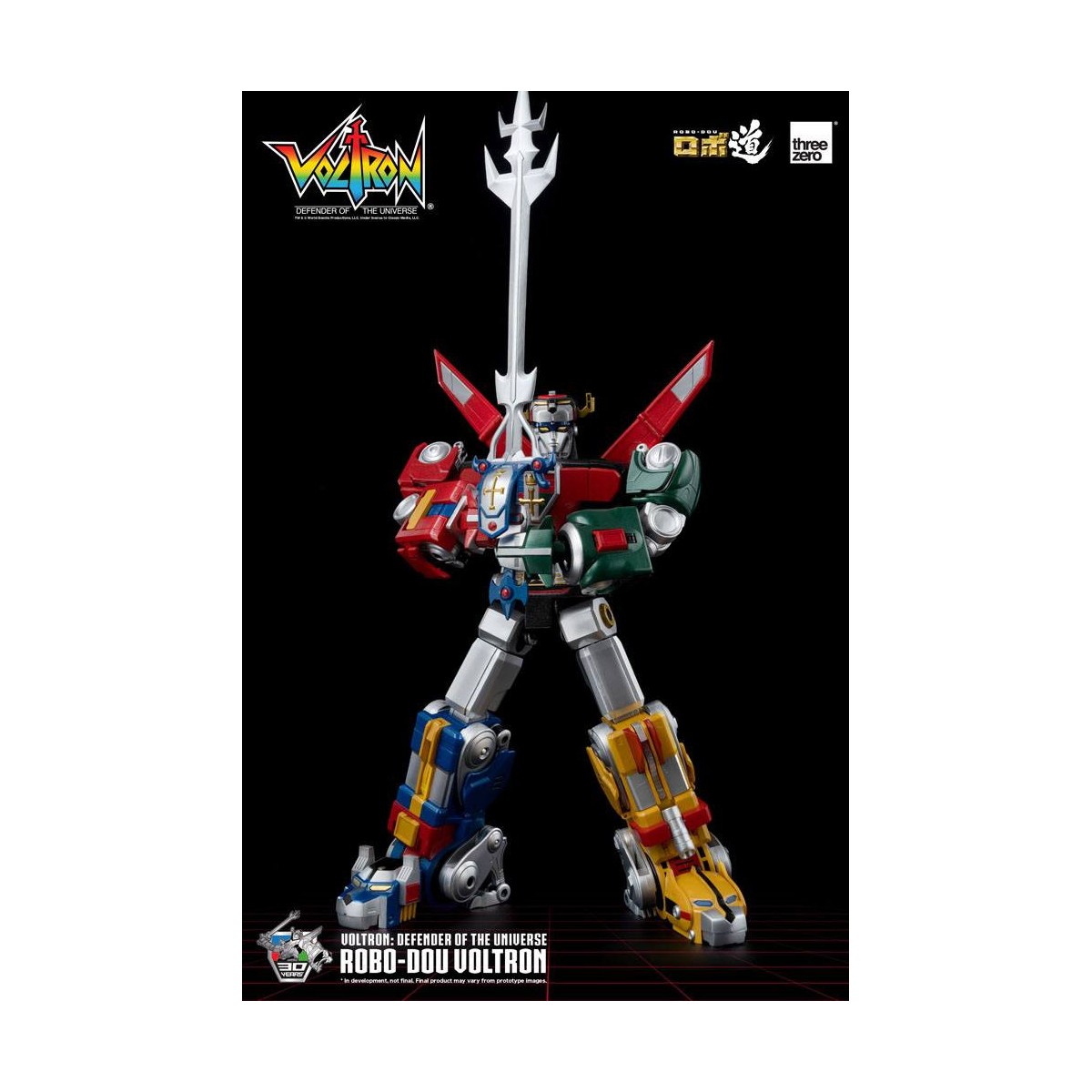 Three Zero - Voltron: Defender of the Universe Sammlerfigur Robo-Dou Voltron