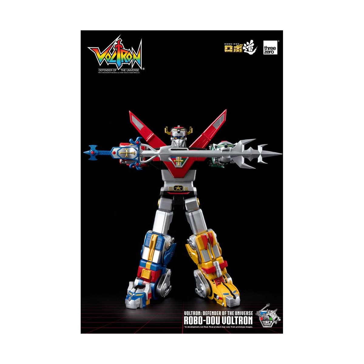 Three Zero - Voltron: Defender of the Universe Sammlerfigur Robo-Dou Voltron