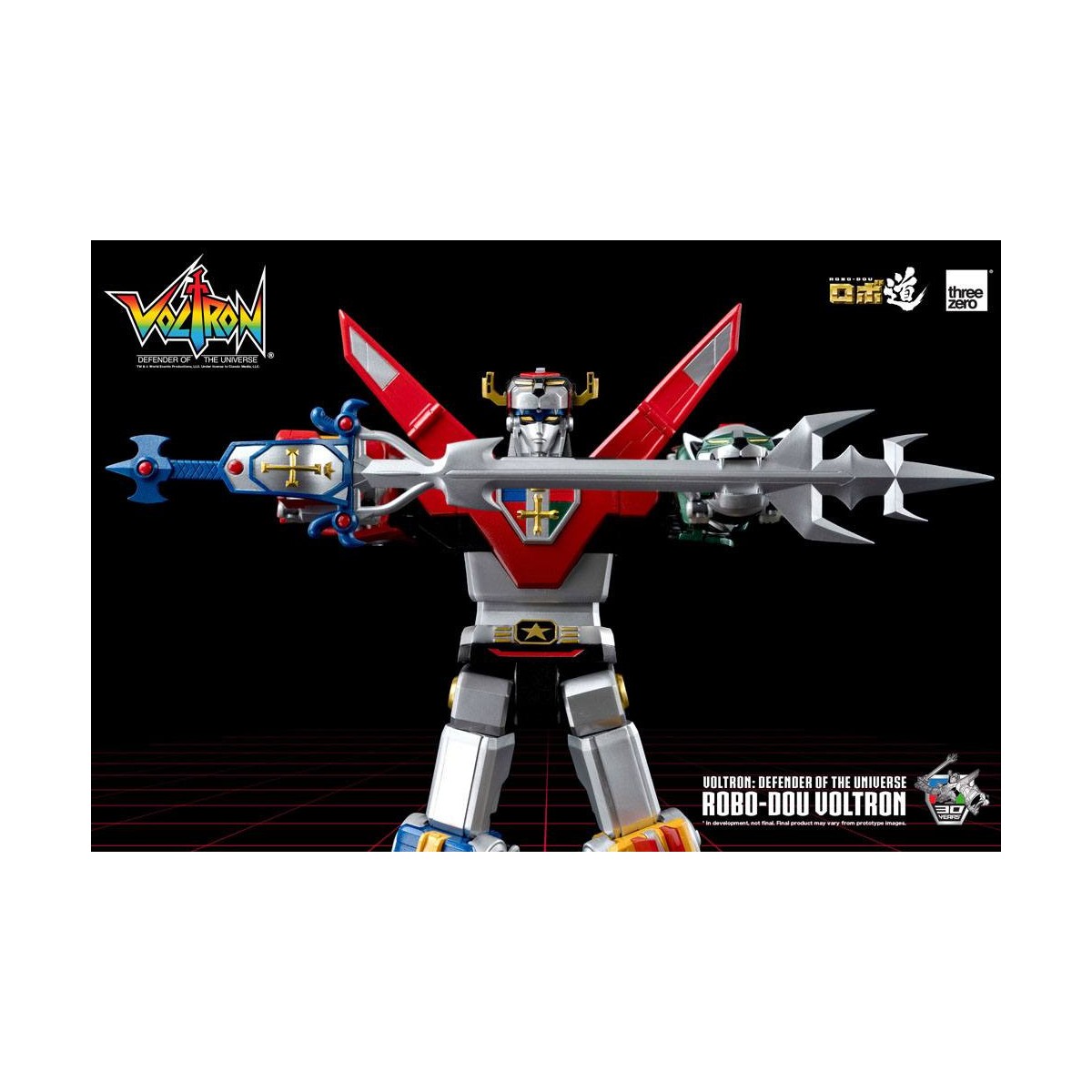 Three Zero - Voltron: Defender of the Universe Sammlerfigur Robo-Dou Voltron