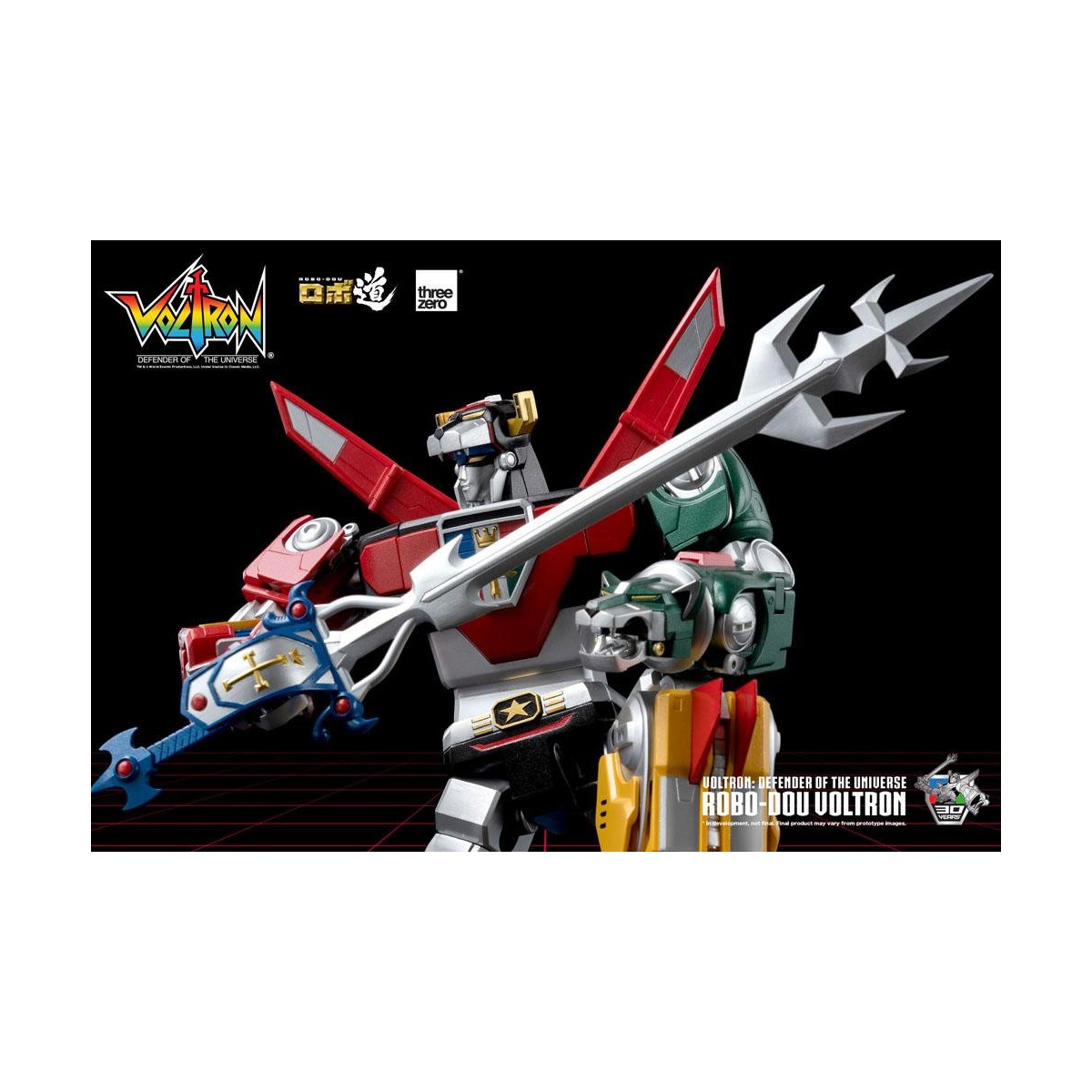 Three Zero - Voltron: Defender of the Universe Sammlerfigur Robo-Dou Voltron