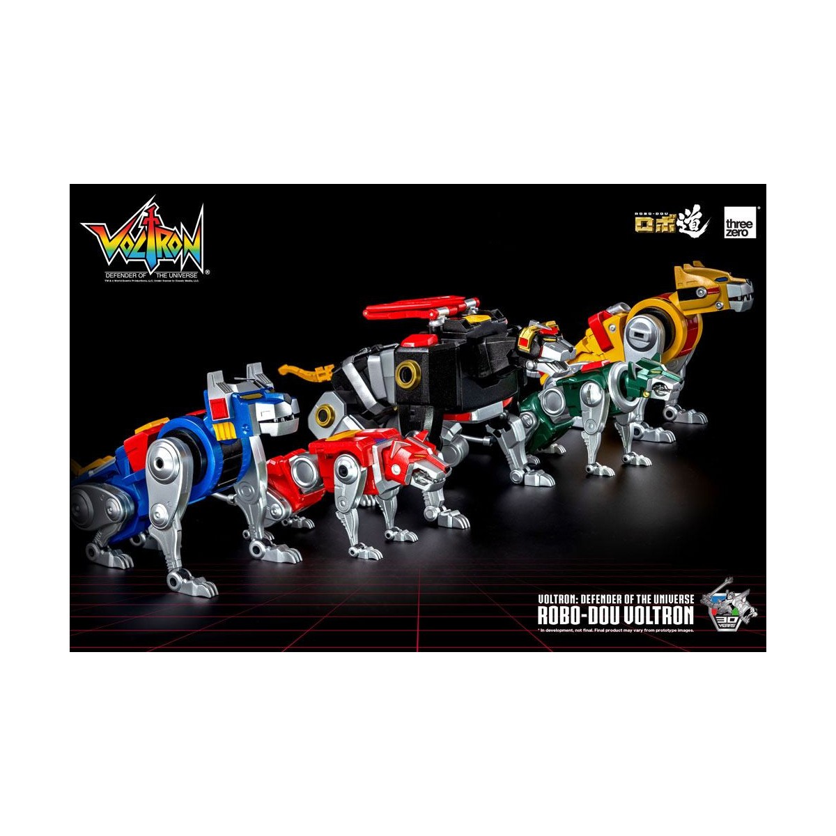 Three Zero - Voltron: Defender of the Universe Sammlerfigur Robo-Dou Voltron