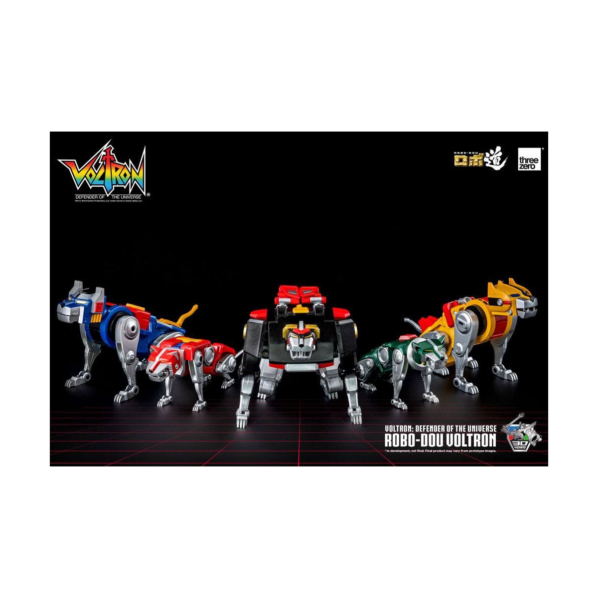 Three Zero - Voltron: Defender of the Universe Sammlerfigur Robo-Dou Voltron