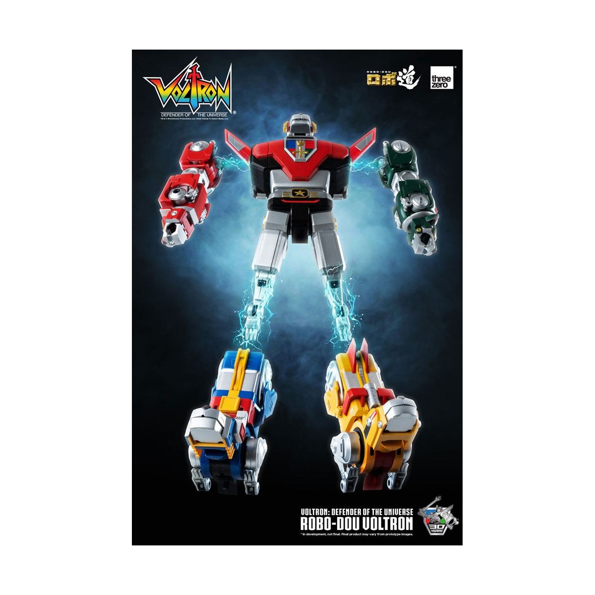 Three Zero - Voltron: Defender of the Universe Sammlerfigur Robo-Dou Voltron