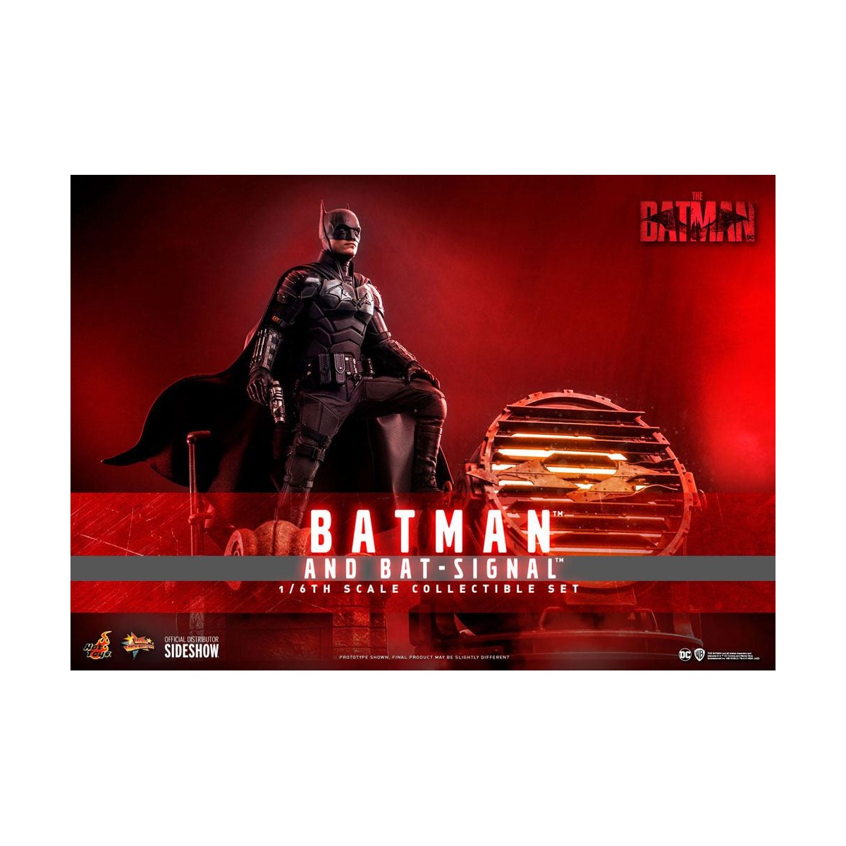 Hot toys - THE BATMAN AND BAT-SIGNAL Movie Masterpiece 1/6