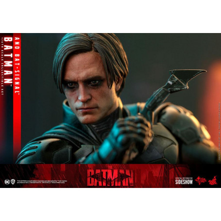 Hot toys - THE BATMAN AND BAT-SIGNAL Movie Masterpiece 1/6