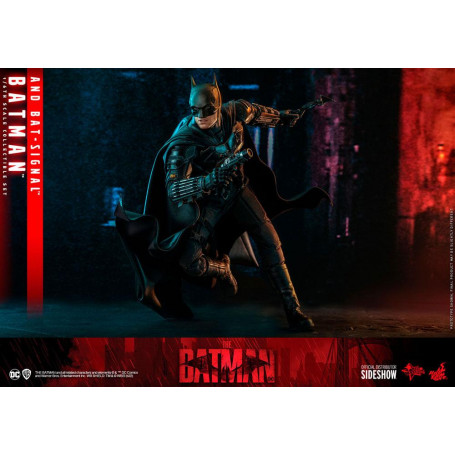 Hot toys - THE BATMAN AND BAT-SIGNAL Movie Masterpiece 1/6
