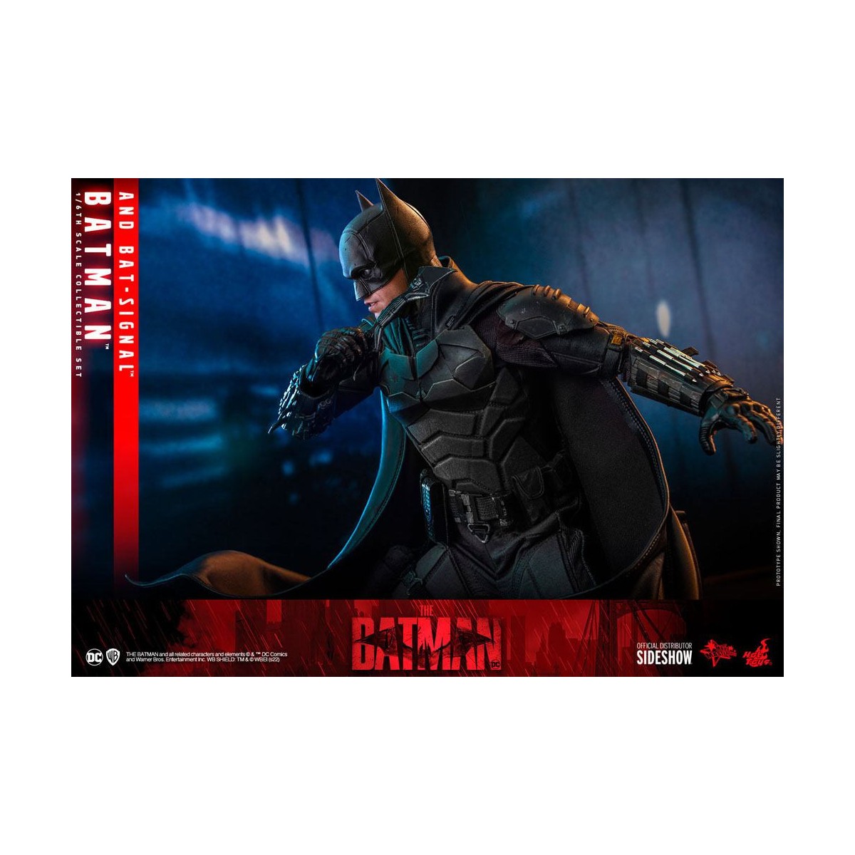 Hot toys - THE BATMAN AND BAT-SIGNAL Movie Masterpiece 1/6