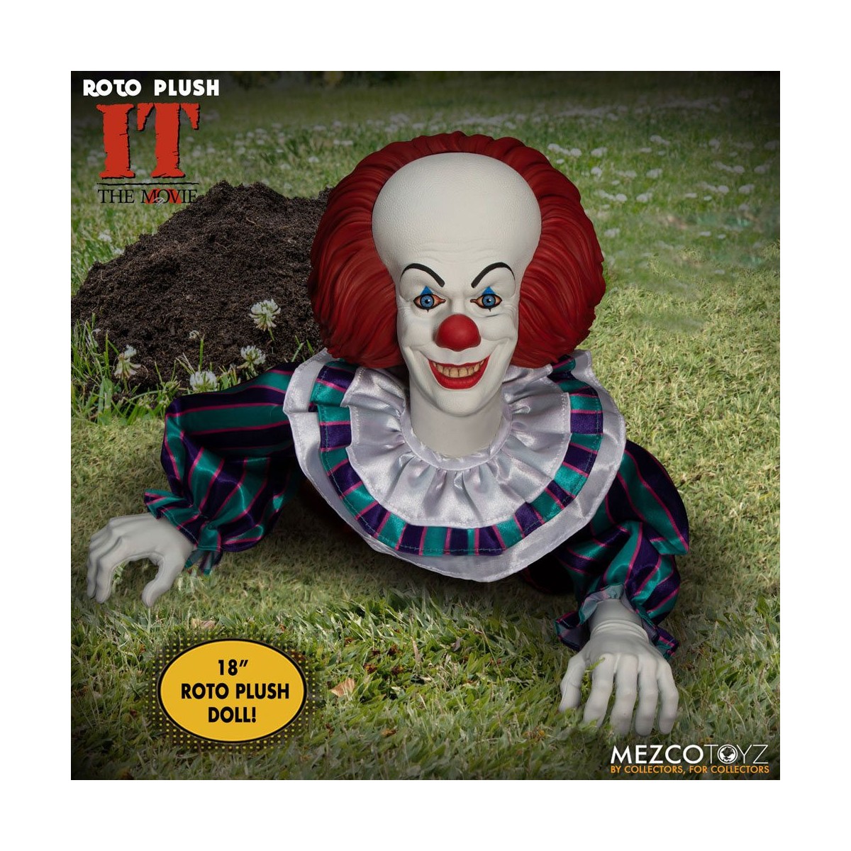 Mezco - CA - IT - Er ist wieder da - Roto Doll Pennywise 1990 - Mega Designer Serie