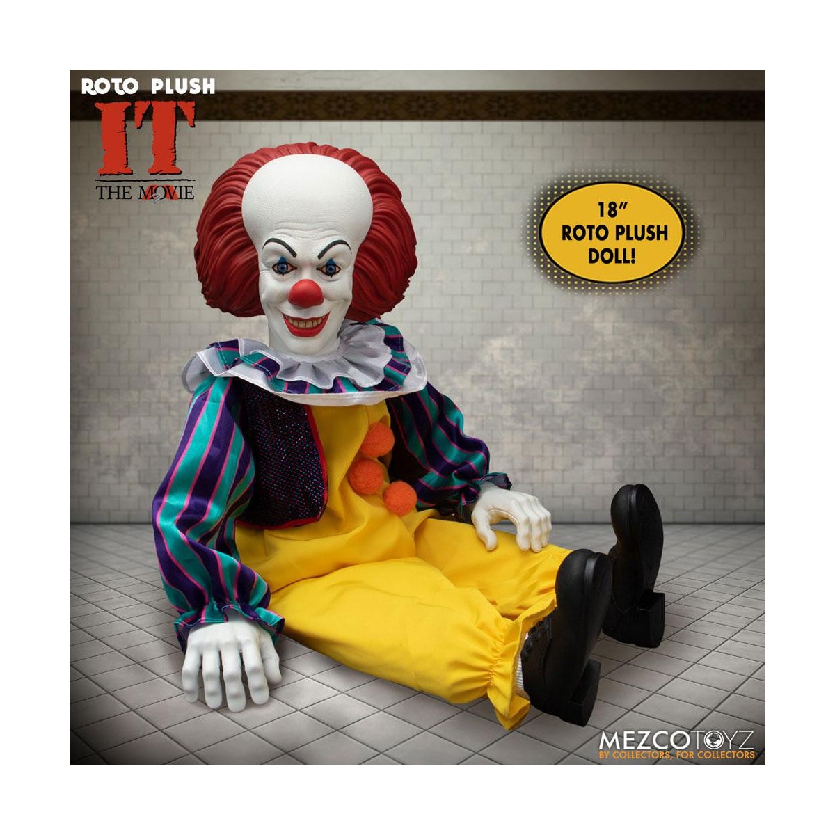 Mezco - CA - IT - Er ist wieder da - Roto Doll Pennywise 1990 - Mega Designer Serie