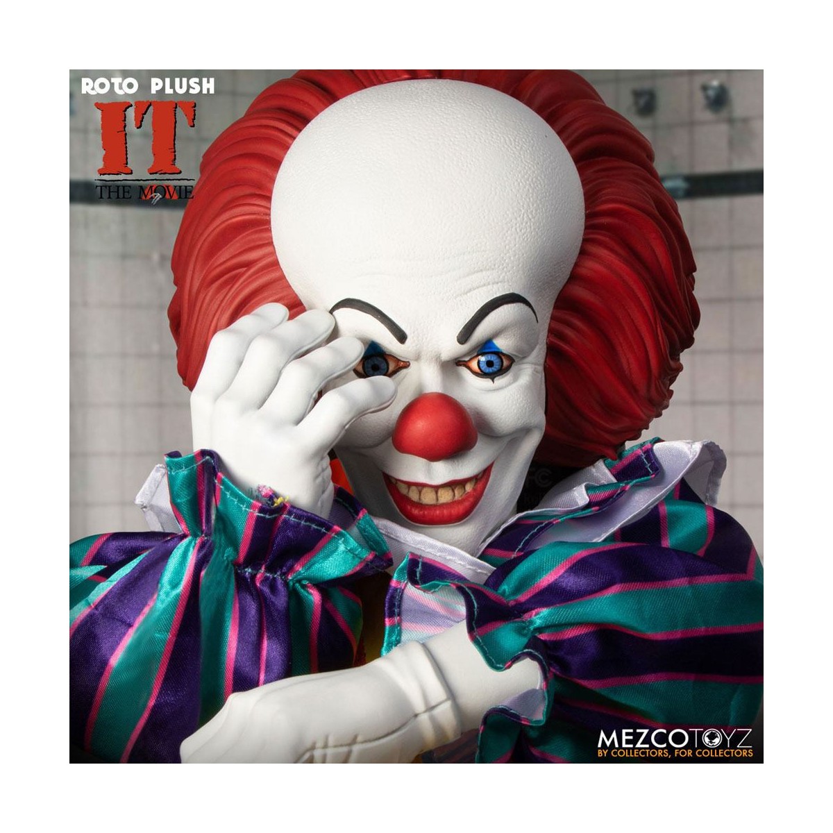 Mezco - CA - IT - Er ist wieder da - Roto Doll Pennywise 1990 - Mega Designer Serie