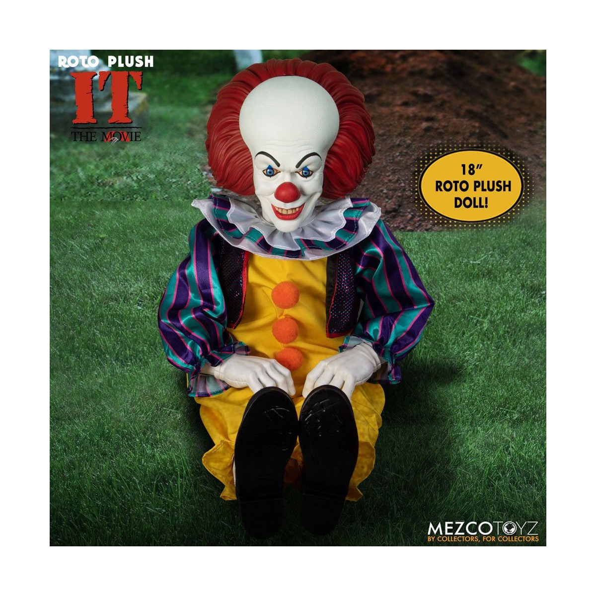 Mezco - CA - IT - Er ist wieder da - Roto Doll Pennywise 1990 - Mega Designer Serie