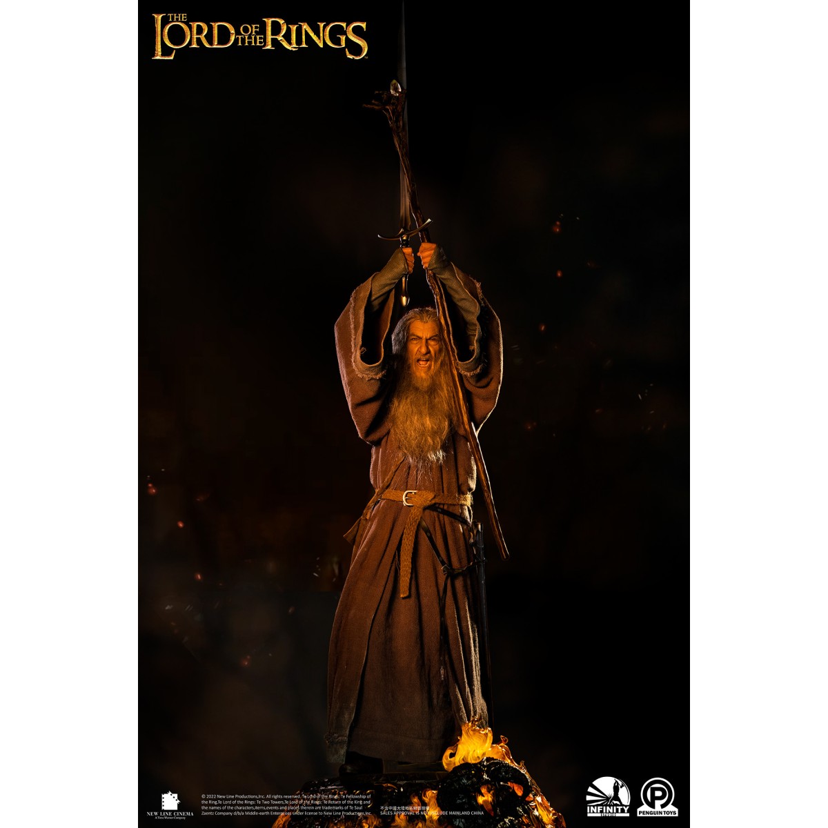 Infinity Studio X Penguin Toys - Gandalf the Grey Ultimate Edition Half Size Statue Master Forge Series- 1/2