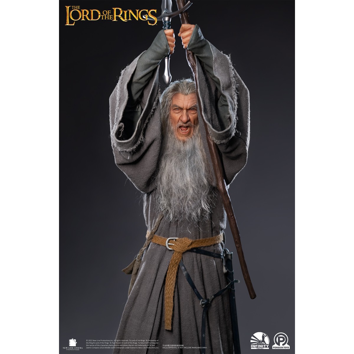 Infinity Studio X Penguin Toys - Gandalf the Grey Ultimate Edition Half Size Statue Master Forge Series- 1/2
