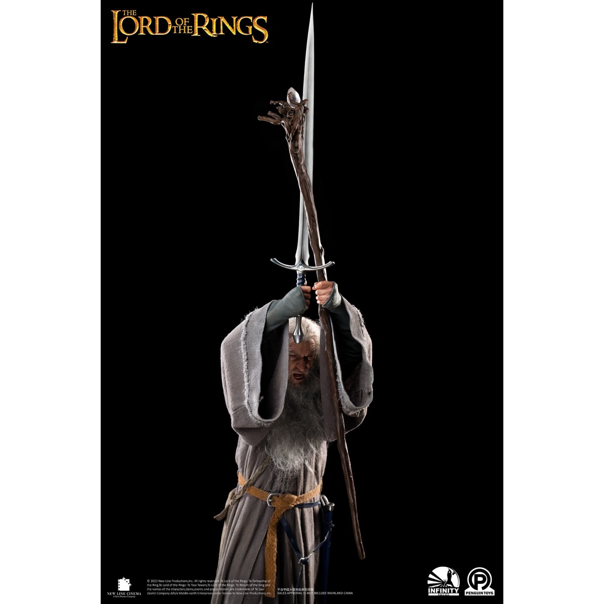 Infinity Studio X Penguin Toys - Gandalf the Grey Ultimate Edition Half Size Statue Master Forge Series- 1/2