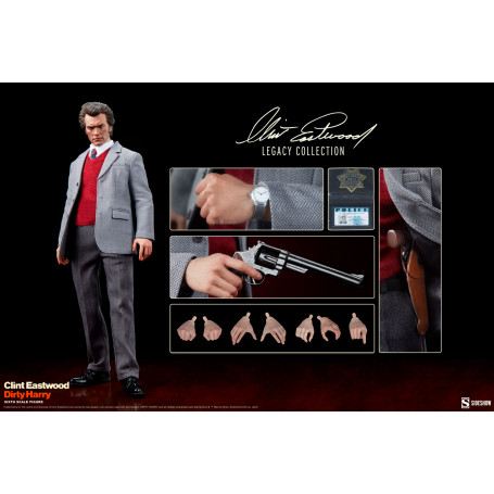 Sideshow - Harry Callahan Actionfigur 1/6 - Dirty Harry - Clint Eastwood Legacy Collection